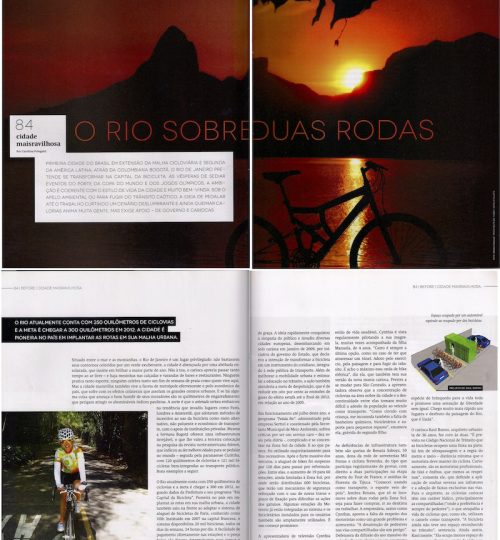 An article on urban mobility and sustainability presenting successful stories of cities that invested in an efficient system of bicycles to commute and how good infrastructure and innovative mobility policies can benefit the environment and public health and ease traffic in large urban centers.