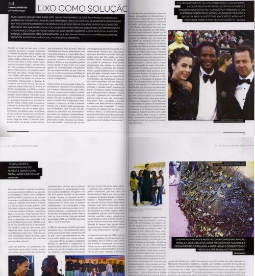 An article about Vik Muniz's artwork 'Waste Land' and subsequent documentary addressed relevant and current topics such as sustainability, inclusion, human rights, and socio-environmental programs.